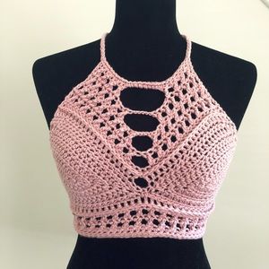 Pink Gabrielle Top
